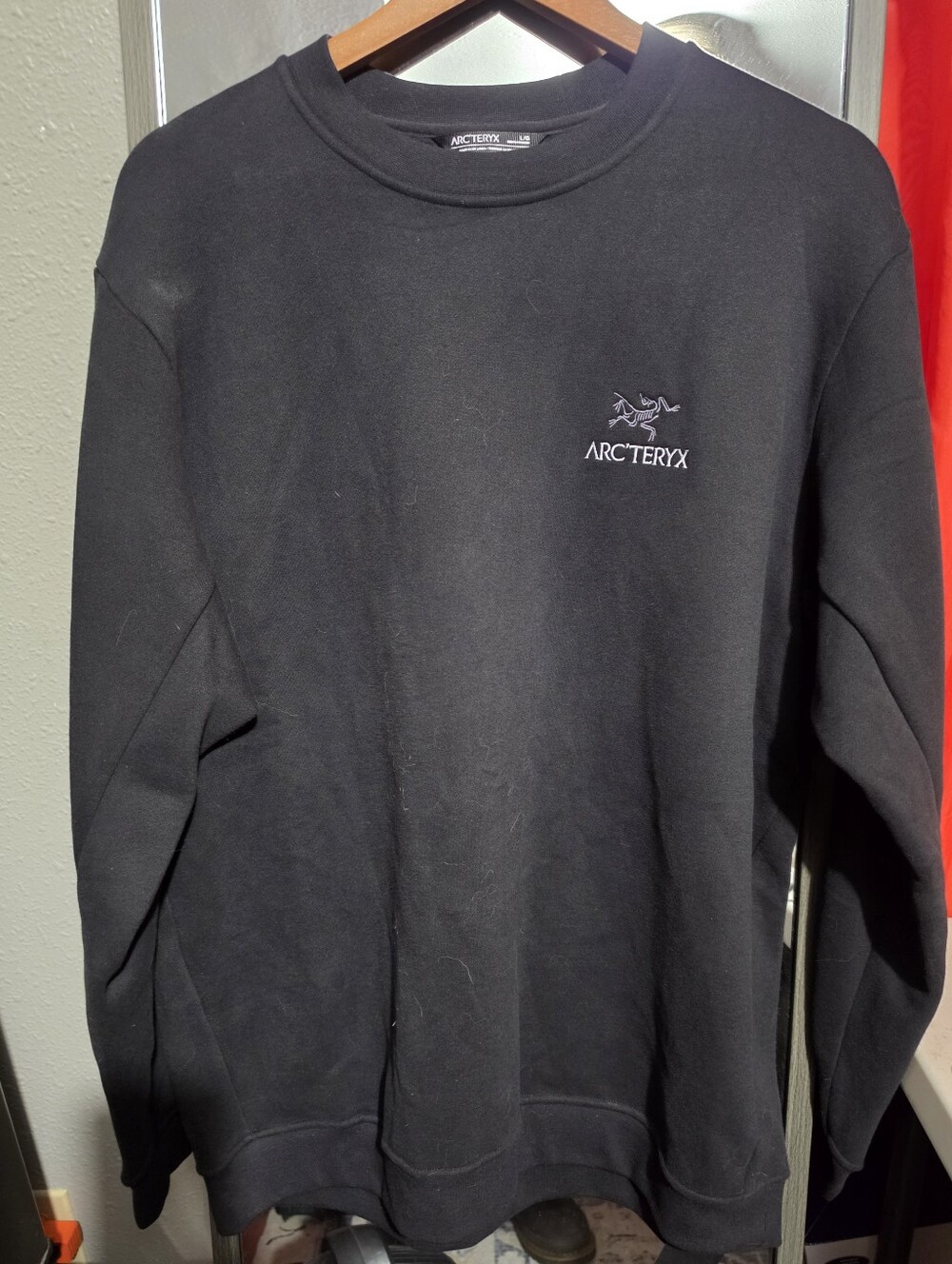 Arc'teryx Emblem Fleece Crew Men's L Black